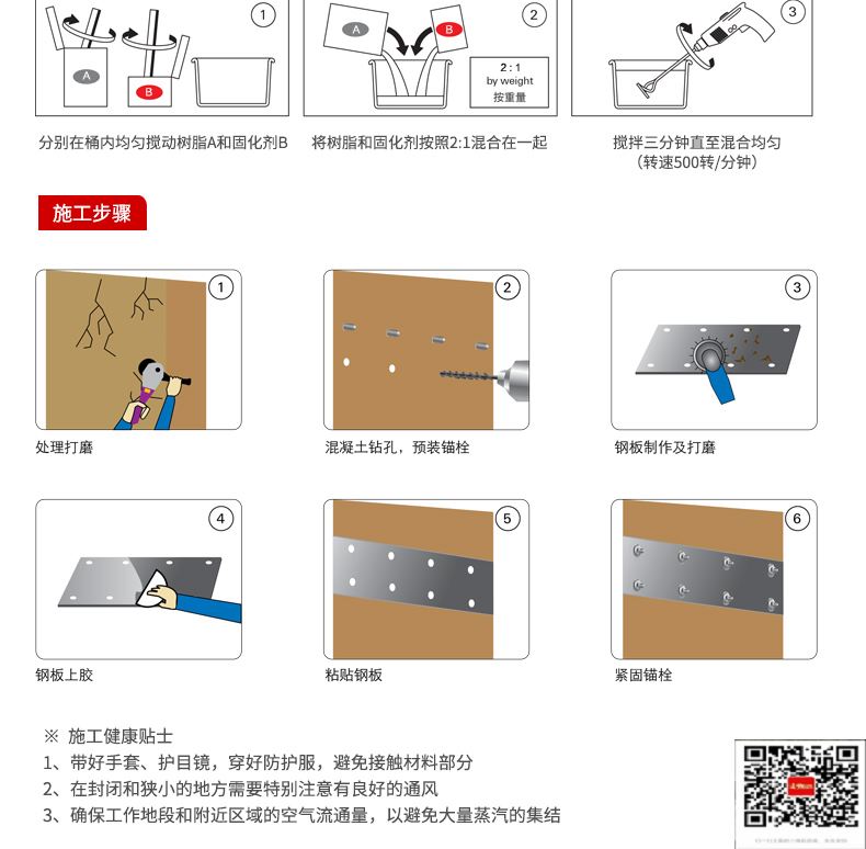 包钢安顺粘钢加固施工过程